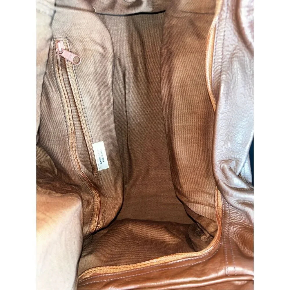 Echtes Leder vintage genuine leather duffle bag
